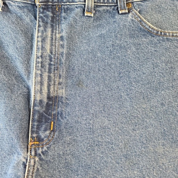 Carhartt Relaxed Fit Jeans Men's Size 46x32 Blue Denim Work - Picture 11 of 13